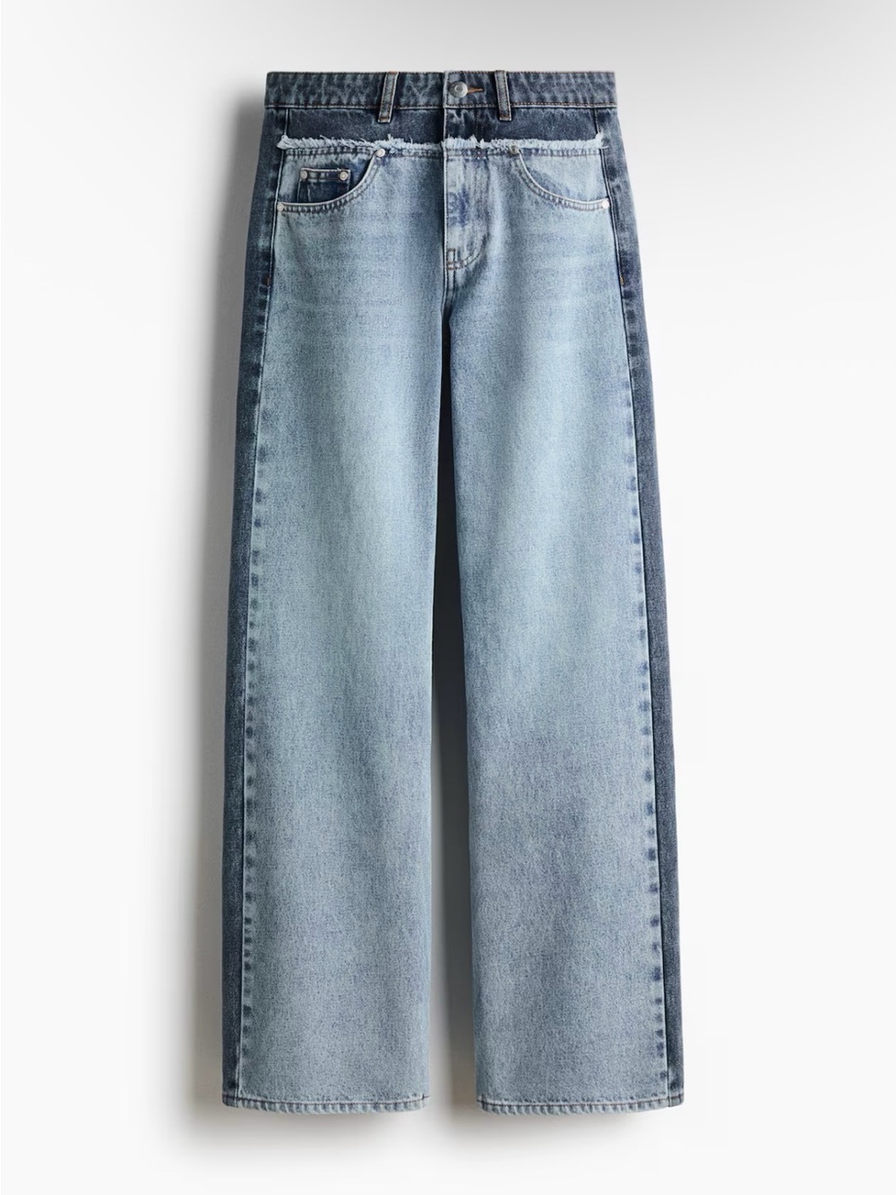 STELLA MCCARTNEY H&M
NWT TWO-TONE STRAIGHT-LEG JEANS